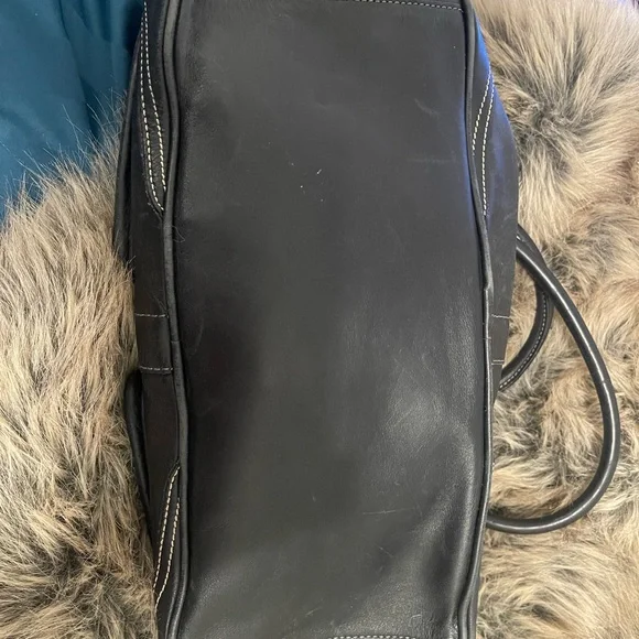 Coach black leather bag - Picture 4 of 8